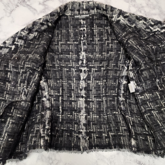 Dolce & Gabbana Monochrome Tweed Set - Picture 8 of 15